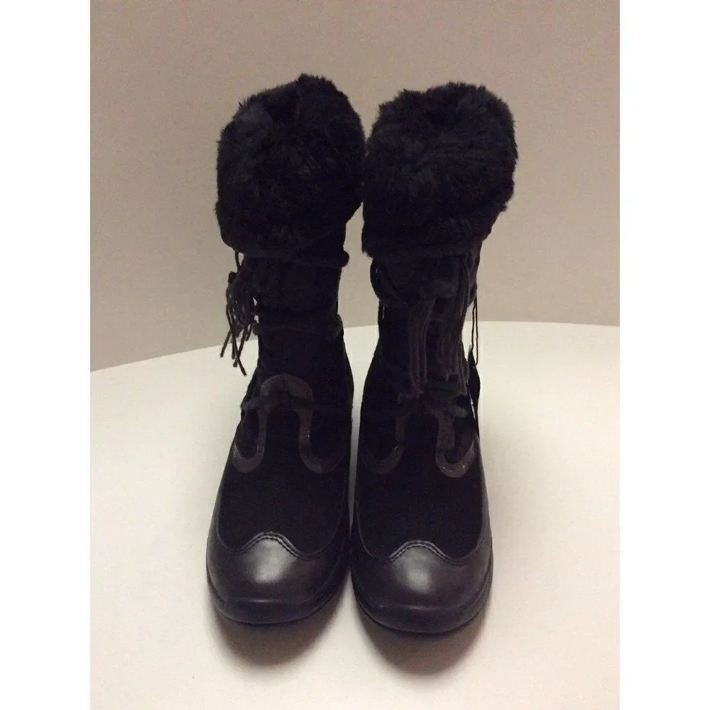 GEOX Black Snow Boots